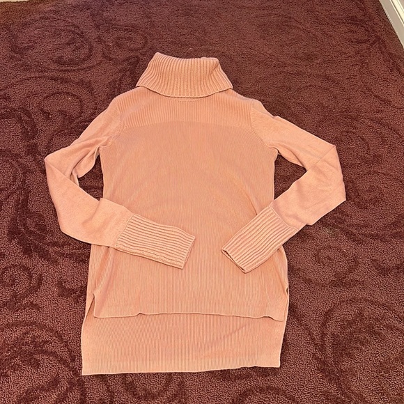 Veronica beard Asa cashmere turtleneck new with tags blush - Picture 6 of 7